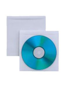 BOLSILLO AUTOADHESIVO OFFICE BOX PARA CD/DVD 32114 125X120 TRANSPARENTE BLISTER 10UD