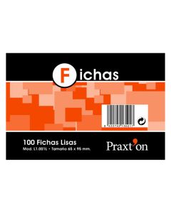 FICHAS LISAS PRAXTON Nº 1 65X95