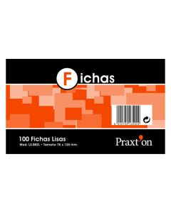 FICHAS LISAS PRAXTON Nº 2 75X125