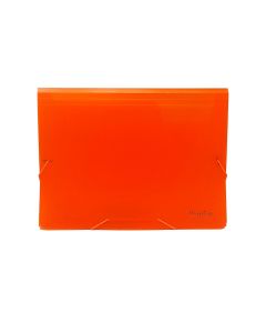 CARPETA CLASIFICADORA PRAXTON 13D POLIPROPILENO CON GOMAS A4 NARANJA