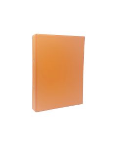 PORTABLOC SARO 2 ANILLAS 25MM PVC FOLIO NARANJA