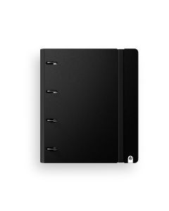 CARPEBLOC CARCHIVO 4 ANILLAS 35MM POLIPROPILENO RIGIDO FOAM STYLE CON GOMA A4 120H NEGRO