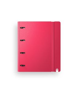 CARPEBLOC CARCHIVO 4 ANILLAS 35MM POLIPROPILENO RIGIDO FOAM STYLE CON GOMA A4 120H ROJO