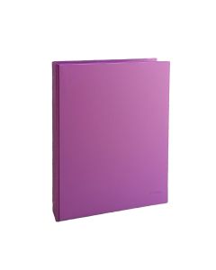 PORTABLOC SARO 4 ANILLAS 25MM PVC FOLIO LILA