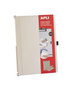 PLACA PORTANOTAS APLI ABS PLEGABLE CLIPBOARD A4 BLANCA