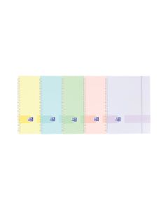 CARPETA FUNDAS OXFORD LIVE&GO POLIPROPILENO ESPIRAL 30 FUNDAS A4 COLORES PASTEL