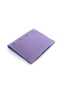 CAPEBLOC OFFICE BOX 4 ANILLAS 32MM POLIPROPILENO 360º COLORLINE CON GOMA A4+ 90G 100H 5X5 MORADO