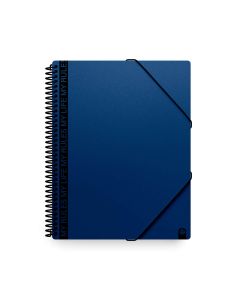 CARPETA FUNDAS CARCHIVO ARCHIVEX MY RULES POLIPROPILENO ESPIRAL 20 FUNDAS A4 AZUL PROFUNDO