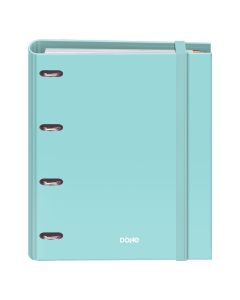 CARPEBLOC DOHE 4 ANILLAS 35MM SERENITY CON GOMA A4 90G 100H VERDE PASTEL