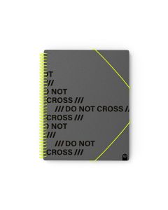 CARPETA FUNDAS ARCHIVEX DO NOT CROSS POLIPROPILENO ESPIRAL 20 FUNDAS A4 CARBON