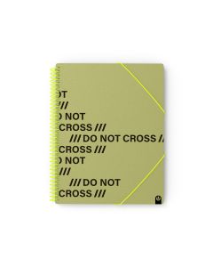 CARPETA FUNDAS ARCHIVEX DO NOT CROSS POLIPROPILENO ESPIRAL 40 FUNDAS A4 VERDE