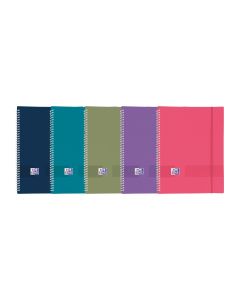 CARPETA FUNDAS OXFORD LIVE&GO POLIPROPILENO ESPIRAL 20 FUNDAS CON GOMA A4 COLORES VIVOS