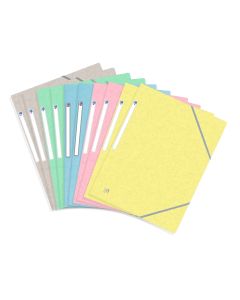 CARPETA SOLAPA OXFORD CARTON TOP FILE+ A4+ COLORES PASTEL