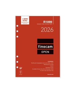 RECAMBIO AGENDA FINOCAM OPEN 1000 215X155MM SEMANA VISTA R1099