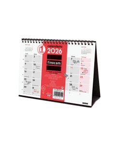 CALENDARIO SOBREMESA FINOCAM ESPIRAL ESCRIBIR 150X210MM MES VISTA S