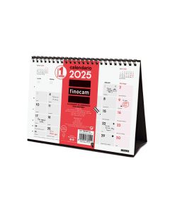 CALENDARIO SOBREMESA FINOCAM ESPIRAL ESCRIBIR 150X210MM MES VISTA S