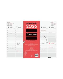 PLANNING MESA FINOCAM ENCOLADO 310X420MM SEMANA VISTA