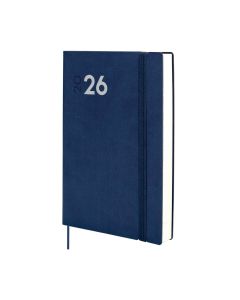 AGENDA FINOCAM POLIURETANO FLEXIBLE DYNAMIC MARA AZUL CON GOMA 240X165MM DIA PAGINA Y11