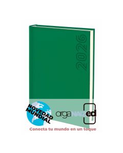 AGENDA BOOST ACOLCHADA TUCSON VERDE 24X17CM DIA PAGINA E11