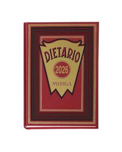 DIETARIO MYRGA 2115 OCTAVO DIA PAGINA ROJO
