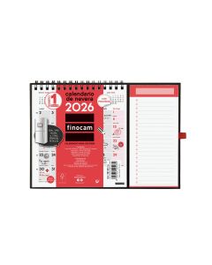 CALENDARIO MAGNETICO FINOCAM ESPIRAL ESCRIBIR 158X224MM MES VISTA