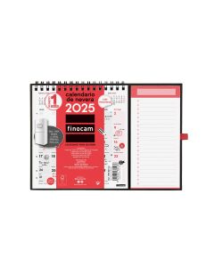 CALENDARIO MAGNETICO FINOCAM ESPIRAL ESCRIBIR 158X224MM MES VISTA