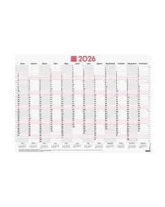 POSTER PLANIFICADOR FINOCAM MIXTO 480X680MM AÑO VISTA