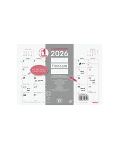 CALENDARIO MAGNETICO FINOCAM ESCRIBIR CHIC 150X210MM MES VISTA BLANCO S