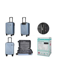 TROLLEY LAGART CABINA 55CM ABS AZUL METALIZADO