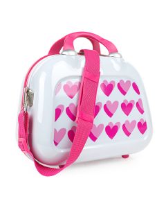 NECESER AGATHA POLICARBONATO ADAPTABLE A TROLLEY HAPPINESS 26X35CM HEARTS