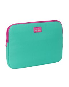 FUNDA PC SAFTA NAIT NAIT VERDE MINT 25X34CM