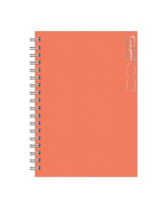 AGENDA BOOST TAPA DURA ESPIRAL POSITANO 24X16,6CM DIA PAGINA NARANJA D13