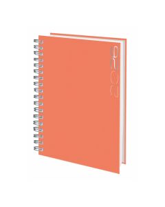 AGENDA BOOST TAPA DURA ESPIRAL POSITANO NARANJA 24X17CM DIA PAGINA D13