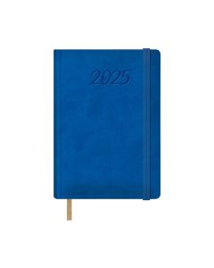 AGENDA DOHE ACOLCHADA SAMBA CON GOMA 21X15CM DIA PAGINA AZUL