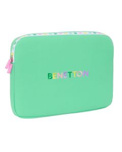 FUNDA PC SAFTA BENETTON MINT 27X39CM