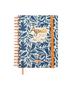 AGENDA FINOCAM TAPA DURA ESPIRAL TALKUAL AQUI CON GOMA 217X155MM DIA PAGINA