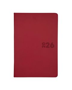 AGENDA PRAXTON TAPA DURA BOSTON ROJA CUARTO DIA PAGINA