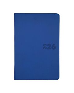 AGENDA PRAXTON TAPA DURA BOSTON AZUL 24X17CM DIA PAGINA