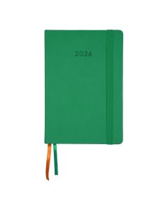 AGENDA PRAXTON TAPA DURA LINE VERDE CON GOMA CUARTO DIA PAGINA