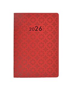 AGENDA PRAXTON TAPA DURA COPPA ROJA CUARTO DIA PAGINA