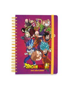 AGENDA ESCOLAR ERIK TAPA DURA ESPIRAL DRAGON BALL CON GOMA A5 SEMANA VISTA