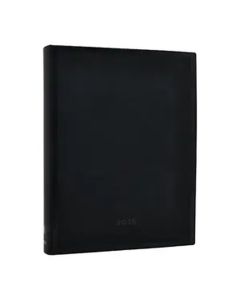 AGENDA PAPERBLANKS FLEXIS ULTRA NEGRO CLASICO CON GOMA 230X180MM DIA PAGINA