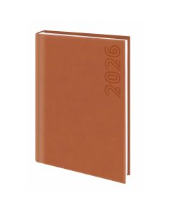 AGENDA BOOST ACOLCHADA TUCSON MARRON 24X17CM SEMANA VISTA E15