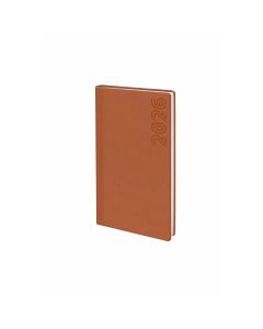 AGENDA BOOST ACOLCHADA TUCSON MARRON 14X8CM SEMANA VISTA D03