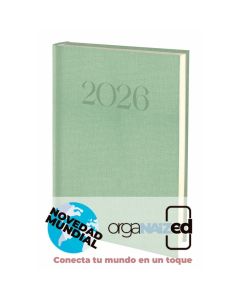 AGENDA BOOST TAPA DURA BIELLA VERDE 24X17CM DIA PAGINA E11