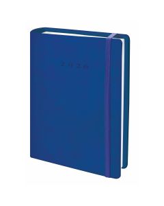 AGENDA BOOST TAPA DURA ESPIRAL MR CHIA AZUL CON GOMA 24X17CM DIA PAGINA D33
