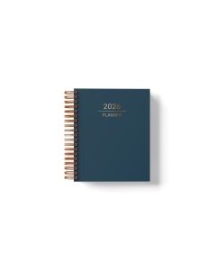 AGENDA DIDEX POLIPIEL ESPIRAL MASTER SENIOR CON GOMA 22X18CM DIA PAGINA