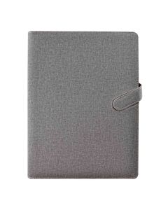 PORTADOCUMENTOS DIDEX JEANS GRIS CON BLOC CIERRE CLIP 32X24CM