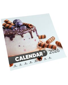 CALENDARIO PARED DIDEX CAKES 30X30CM MES VISTA
