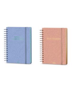 AGENDA MOOVING TAPA DURA ESPIRAL GALA CON GOMA A5 DIA PAGINA